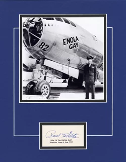 Paul Tibbets autograph