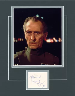 Peter Cushing autograph