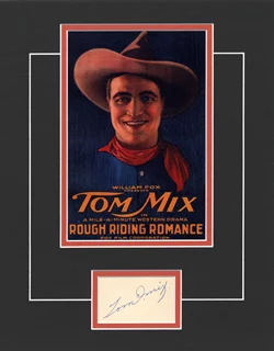 Tom Mix autograph