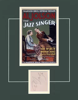 The Jazz Singer autograph