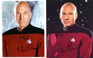 Patrick Stewart autograph