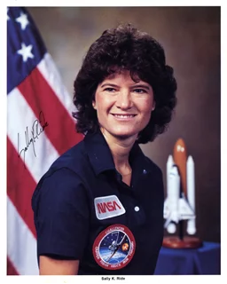 Sally K. Ride autograph