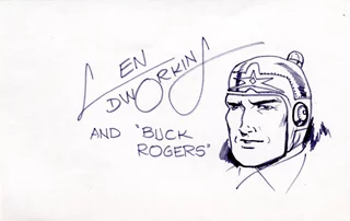 Len Dworkins autograph