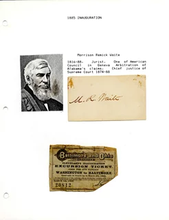 M.R. Waite autograph