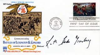 Ruth Bader Ginsburg autograph