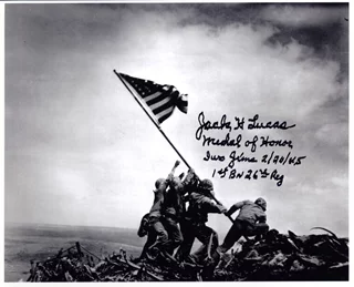 Jack H. Lucas autograph