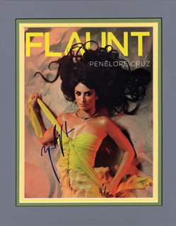 Penelope Cruz autograph