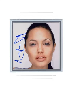 Angelina Jolie autograph