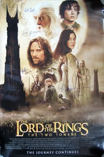 Lord of The Rings: The Two Towers autograph