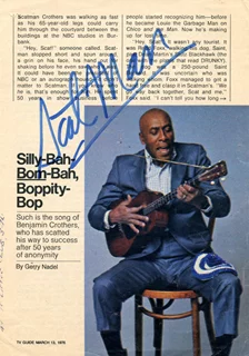 Scatman Crothers autograph