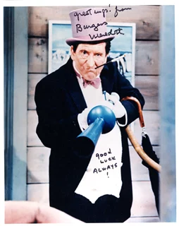 Burgess Meredith autograph