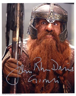 John Rhys-Davies autograph