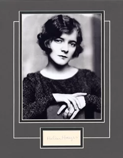 Helen Hayes autograph