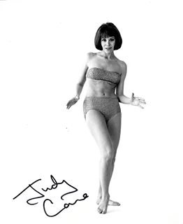Judy Carne autograph