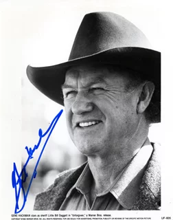 Gene Hackman autograph