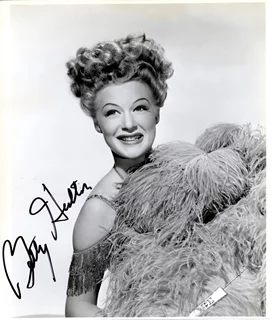 Betty Hutton autograph