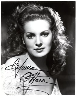 Maureen O'Hara autograph