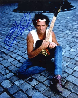 Keith Richards autograph