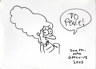 Matt Groening autograph