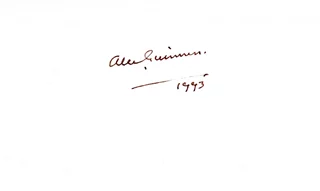 Alec Guinness autograph