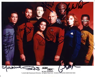 Star Trek: The Next Generation autograph