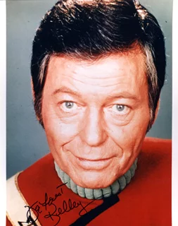 Deforest Kelley autograph