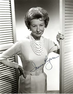 Irene Ryan autograph