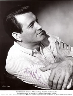 Rock Hudson autograph