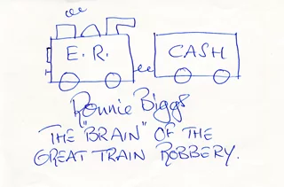 Ronnie Biggs autograph