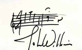 John Williams autograph