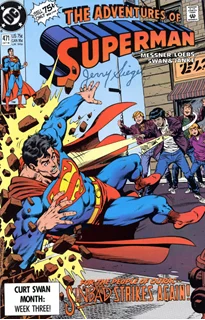 Jerry Siegel autograph