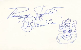Penny Singleton autograph