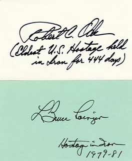 Iran Hostage Crisis autograph