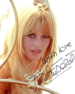 Brigitte Bardot autograph