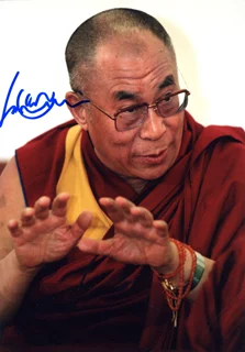 Dalai Lama autograph