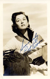 Ruth Roman autograph