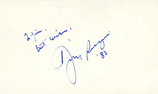 Dizzy Gillespie autograph