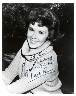 Mala Powers autograph