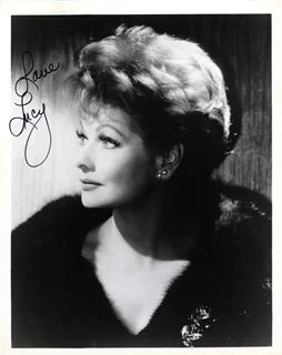 Lucille Ball autograph