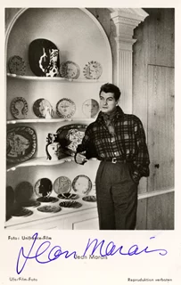 Jean Marais autograph