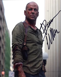 Bruce Willis autograph