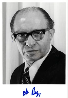 Menachem Begin autograph