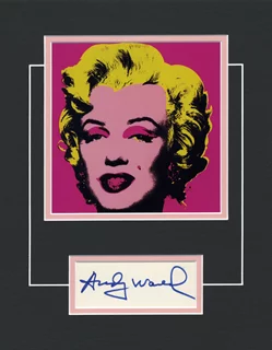 Andy Warhol autograph