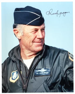 Chuck Yeager autograph