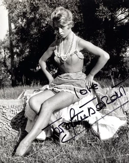 Brigitte Bardot autograph