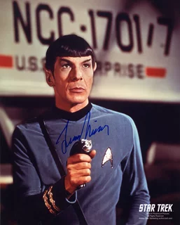 Leonard Nimoy autograph