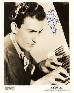 Eddy Duchin autograph
