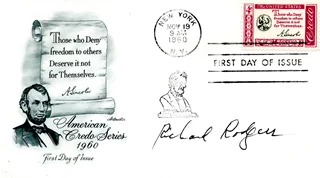 Richard Rodgers autograph