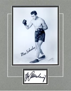 Max Schmeling autograph
