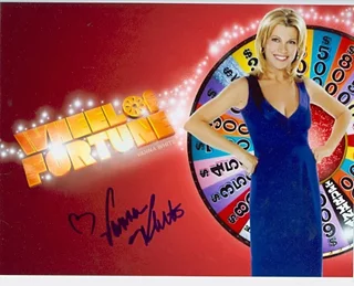 Vanna White autograph